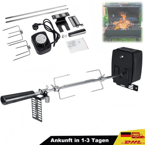 Bbq rotisserie grillspieß mit - rotisserie,