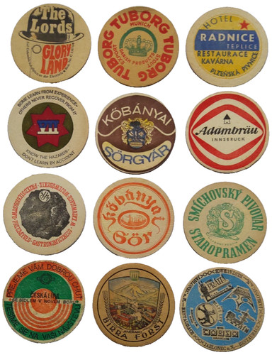 Bierdeckel stück versch - stück,