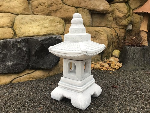 Steinlaterne gartenfiguren - steinlaterne,