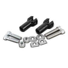 Sozius Fussrasten-Halter für Harley Davidson Softail 00-06 schwarz gebraucht