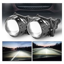 2 Stk. 3Zoll LED Projektor Linse Objektiv Reflektor Auto Scheinwerfer Universal