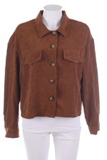 SHEIN Jacke Cord L braun