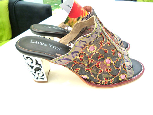 Schlupfschuhe grauem netz - in,