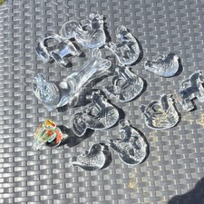 Glasfigur Tiere, transparent