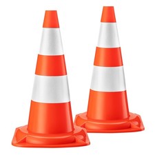 Wiltec Verkehrskegel 50cm 2St