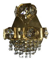 Alte Wandleuchte mit funkelndem Effekt