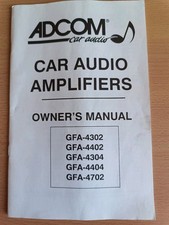 ADCOM Car Audio Amplifiers