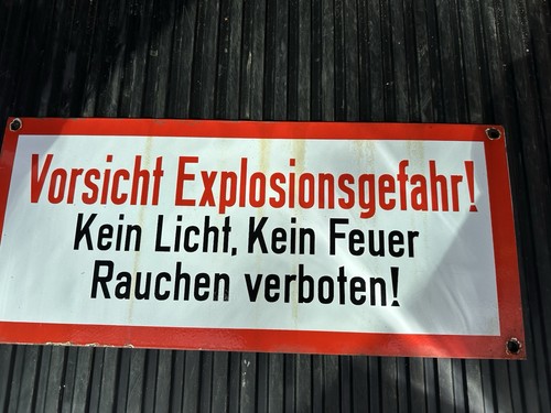 Altes email schild - altes, email-