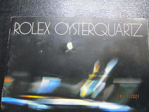 Rolex oyster quartz english - rolex,