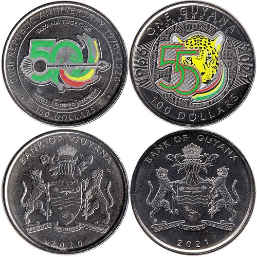 Guyana 100 dollars - x,