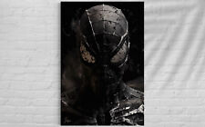 Spider Man Leinwand Bild Cool Farbig Stil Pop-Art düster Superhelden dark