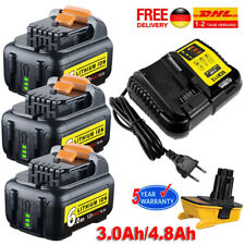 10,8V 6,0 Ah Für Dewalt DCB127-XJ AKKU 12V XR Lithium-Ion DCB120 DCB126 DCD710