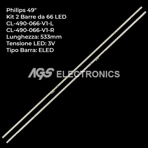 Kit barres bandes led tv - 2, led-tv