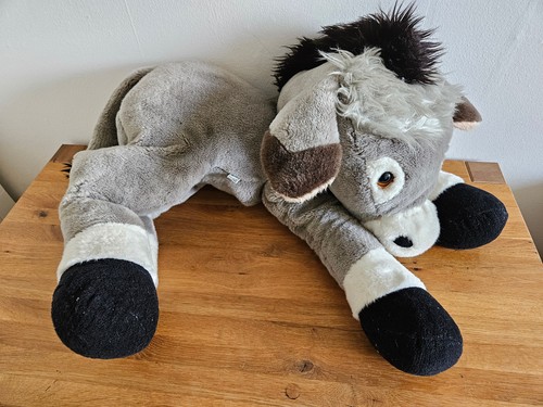 Stofftier esel liegend - stofftier,