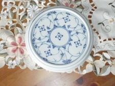 Untersetzer  Handbemalt    Indisch-Blau   Porzellan  (04)