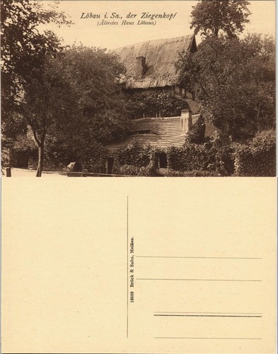 Ansichtskarte löbau der - löbau,