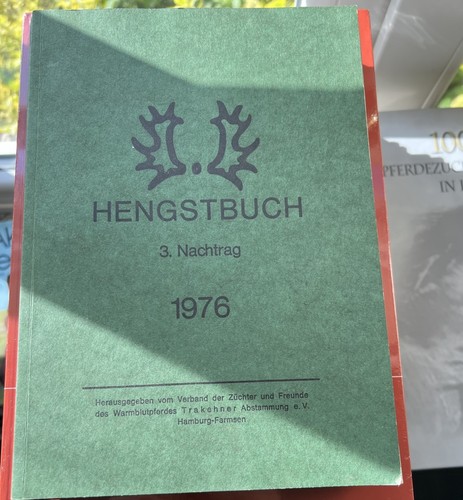 Trakehner hengstbuch - trakehner, 3