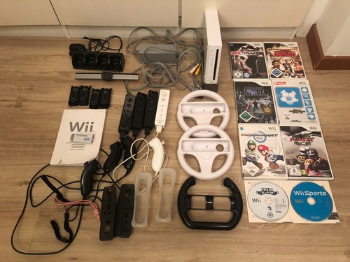 Nintendo wii weiß konsole mit - nintendo,