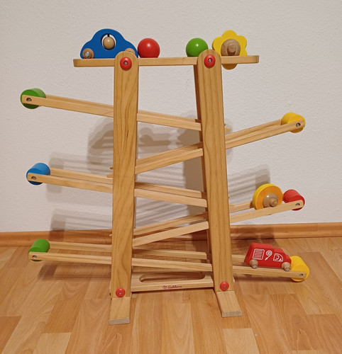 Große eichhorn holz kugelbahn - eichhorn, holz-kugelbahn