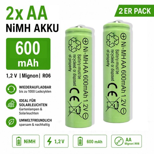 Nimh 600 mah - aa, v
