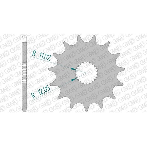Stahl ritzel für aprilia - ritzel,