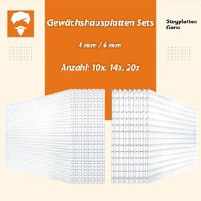 Gewächshausplatten