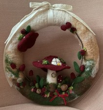 Türkranz aus Filz und