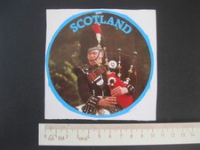 SCOTLAND Schottland Schotte Dudelsack Pipe Sticker Aufkleber Reklame Werbung
