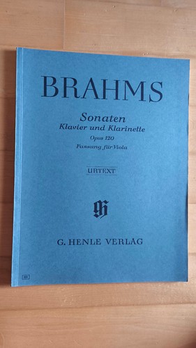 Brahms sonaten 120 - op., für