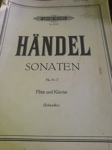 Handel sonaten 4 7 - handel, fÜr