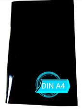 2 x  A4 Schwarze Reflexfolie