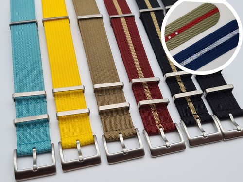 Ribbed nato geripptes nylon - ribbed,