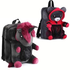 Plüsch-Rucksack für Kinder, Teenager und Erwachsene Tasche Ranzen Tier Mädchen