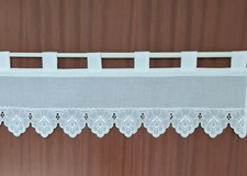 Scheibengardine Gardine weiß