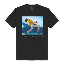 Freddie Mercury - Stadium Photo T-Shirt Black