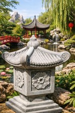 Asiatische Gartendekoration