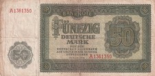 Seltene deutsche mark - 50,