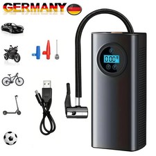 150PSI LCD Elektrische Akku Luftpumpe Auto Fahrrad Reifen Druckluft Kompressor