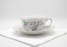 Meissen Teetasse, Weiße Rose