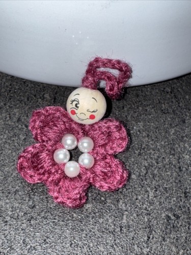 Diy häkelblume mit perlen - mit, –