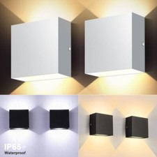 2X Wandlampe Cube Würfel LED