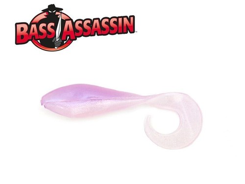Bass assassasin curly shad - assassasin, 2"