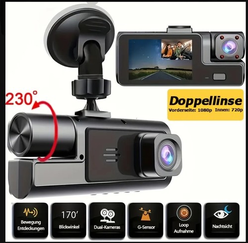 Dual lens dashcam auto - dual-lens, –