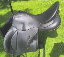 Sattel Kieffer Garmisch VSS 18 Zoll mit wunderschönem hellbraunen Bändchen