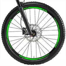 Felgenaufkleber Räder Fahrrad MTB Mountainbike Rennstreifen Komplett x2...