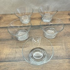 5 klare Dessert-Schälchen