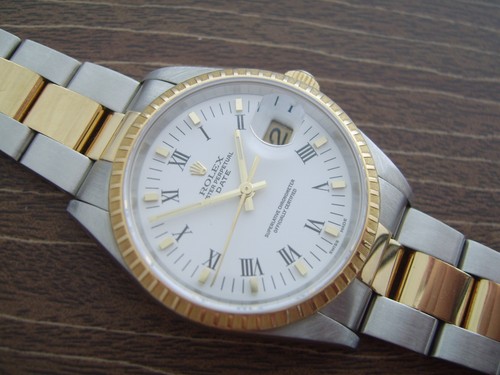 Rolex date stahl 750 gold - date, /