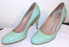 Damen Pumps, vintage, türkis