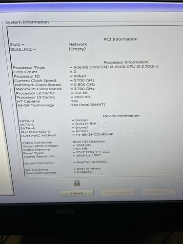 Dell computer monitor - computer-monitor, 23,8