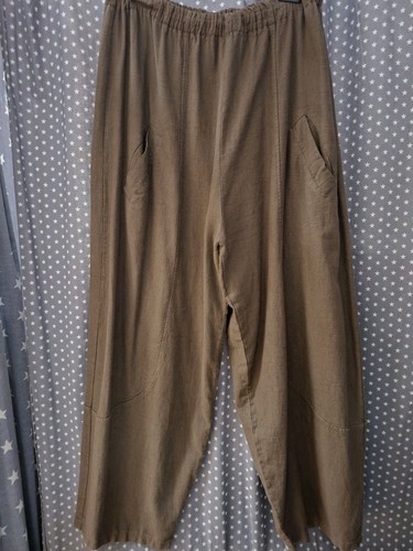 Bass leinenhose hellbraun - bass,
